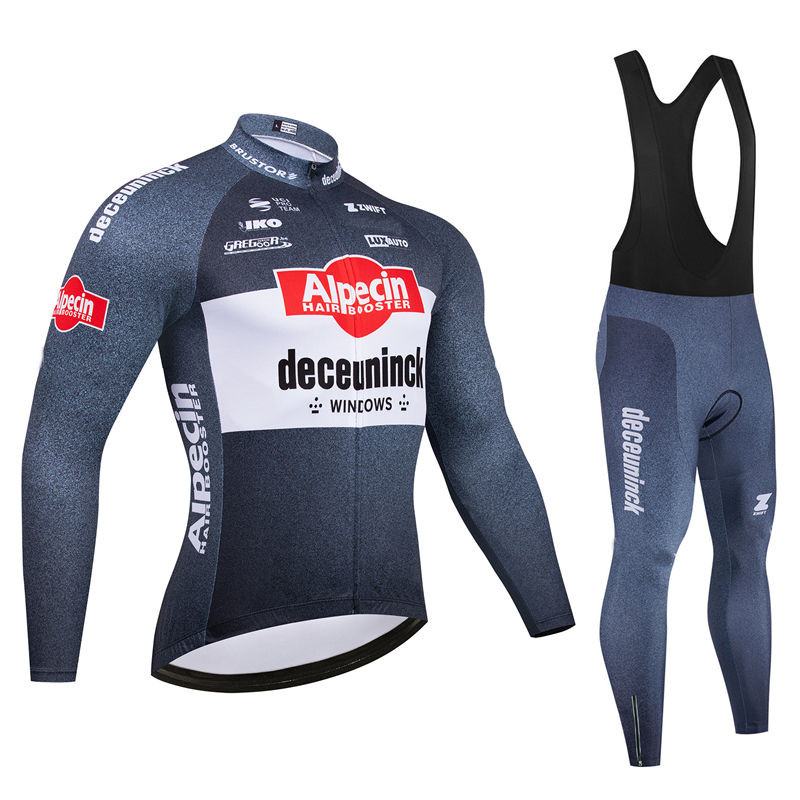 Cycling Bib Shorts - Alpecin Team Men's Cycling Jersey Long