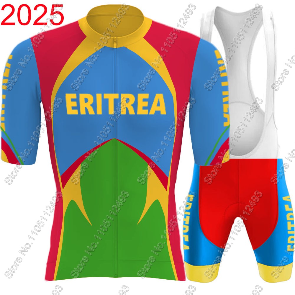 2025 Eritrea National Team Cyc - Cycling Bib Shorts ulasan dan harga