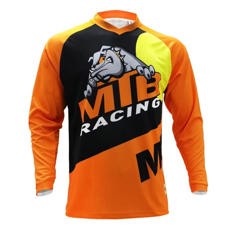 Long Sleeve MTB Racing Jersey  - Cycling Gear Jersey ulasan dan harga