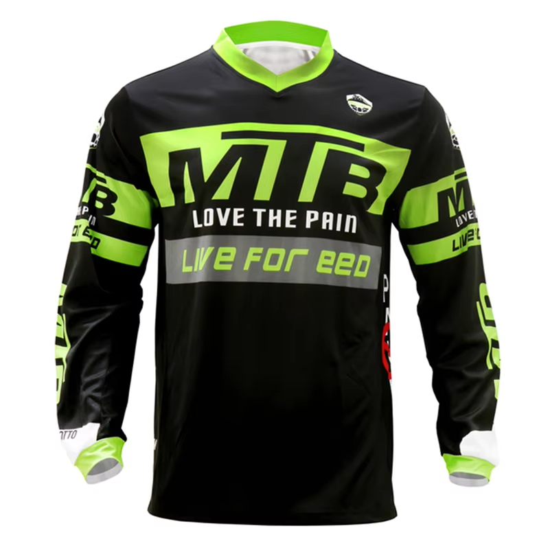 Long Sleeve MTB Racing Jersey  - Cycling Gear Jersey ulasan dan harga